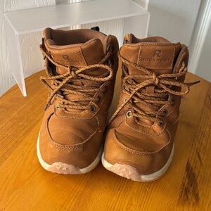 Rockport Kids Tan Lace-Up Boots 2M